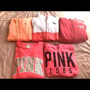 VS PINK hoodie lot
